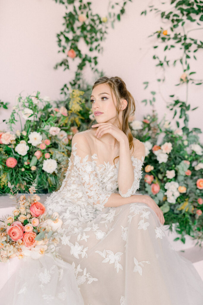 Blush & Pastel Wedding Editorial - Our Story Creative